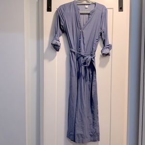 Old Navy Chambray Jumpsuit, Cropped Leg in size Small.
